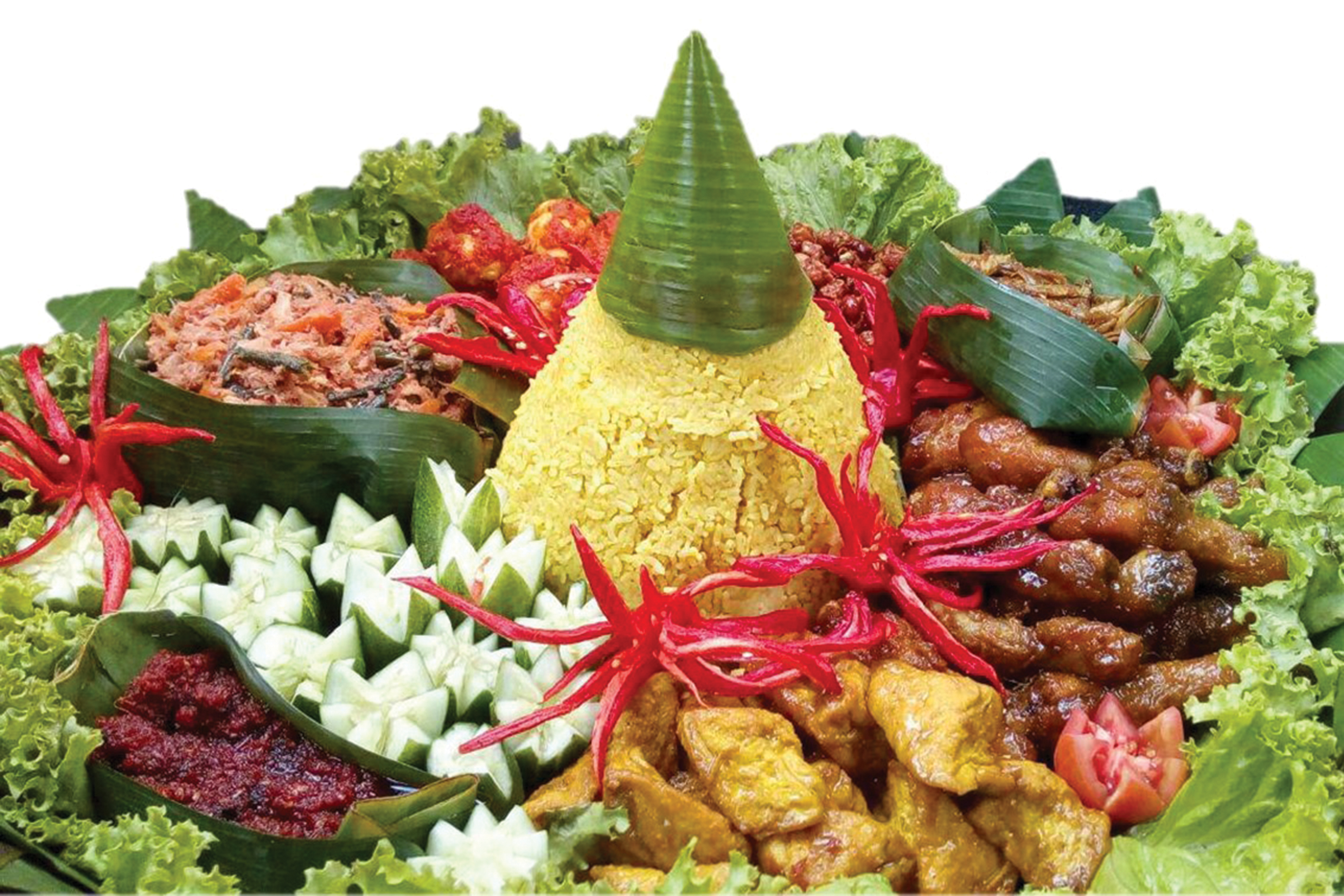 Traditional and Delicious Nasi Tumpeng  Indonesia Expat