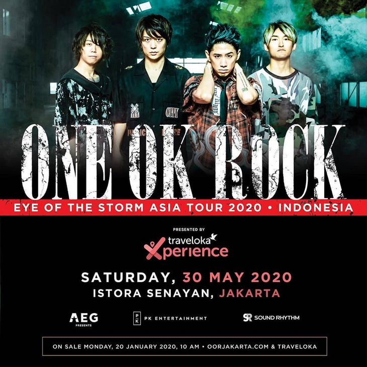 One Ok Rock Eye Of The Storm Tour Indonesia Expat